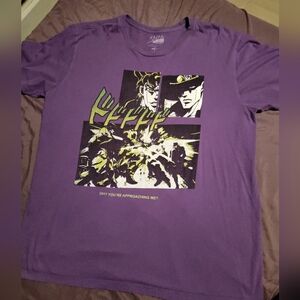 Hot Topic JoJo's Bizarre Adventure Dio and Jotaro XL shirt, worn twice